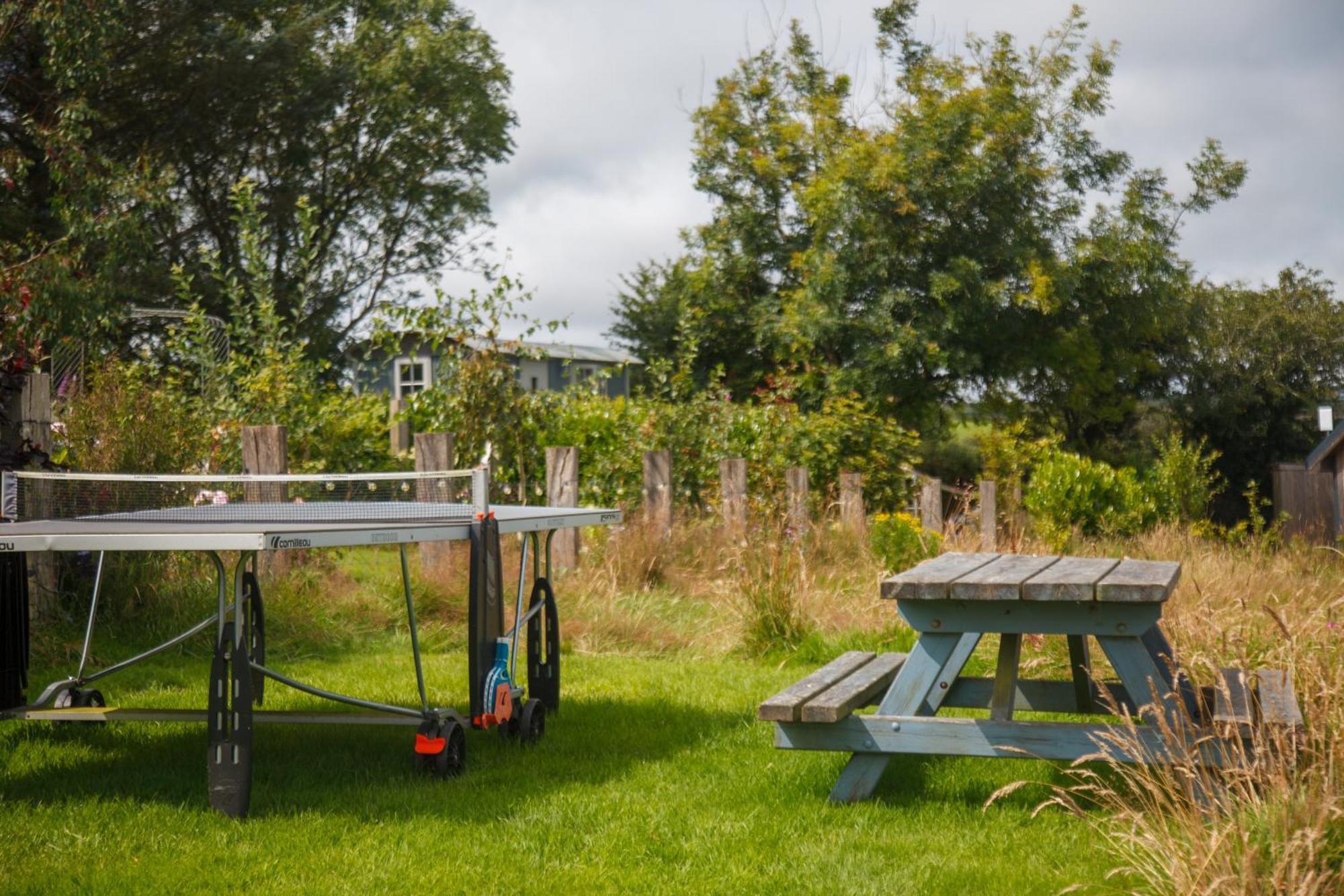 Luxury Glamping Cabin With Outdoor Bath On Cornish Flower Farm Truro Bagian luar foto
